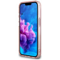 Case Guess IML Glitter Circle MagSafe for iPhone 16e pink