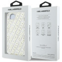 Case Karl Lagerfeld IML Repeat Logo for iPhone 16e gold