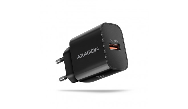 AXAGON seinalaadija 1x port USB-A, QC3.0/AFC/FCP/Apple, 18W | ACU-QC18