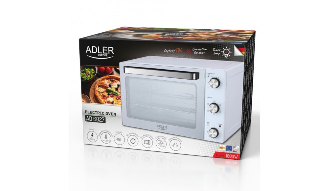 Adler elektriahi | AD 6027 | 48 L | 1800 W | valge