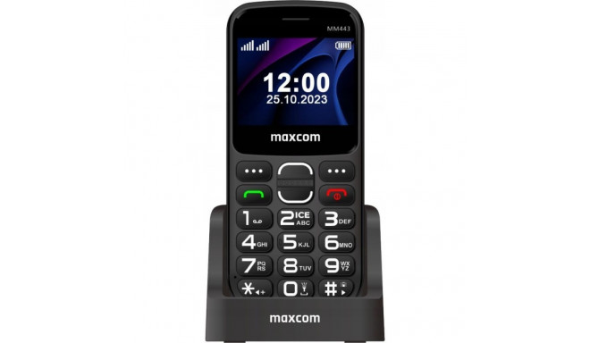 Maxcom MM 443 4G Dual SIM Black Mobile Phone