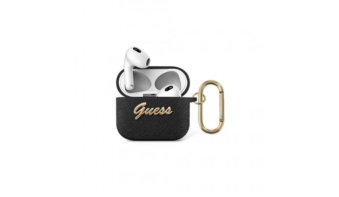 Guess GUA3SASMK AirPods 3 kate must Saffiano Script Metal Collection