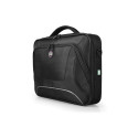 PORT DESIGNS | Courchevel | Fits up to size 17.3 " | Messenger - Briefcase | Black | Shoulder strap