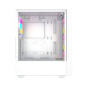 Gembird Fornax 4000W ARGB gaming ATX computer case, Midi Tower, backlight, White
