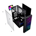 Gembird Fornax 2500 ARGB Gaming ATX computer case, Midi Tower, backlight,  Black