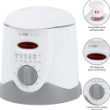 Clatronic FFR 2916 Single 1 L Stand-alone 900 W Deep fryer Grey, White