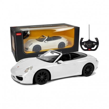 Auto Porsche 911 Carrera S Samochód Zdalnie Sterowane RC Rastar Białe 1:12