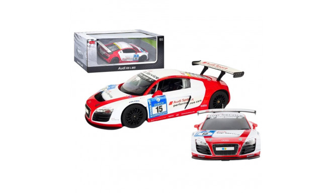 Auto R/C 1:24 kaugjuhitav sportlik AUDI R8 LMS valge
