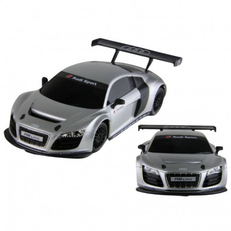 AUDI kaugjuhtimisauto R8 LMS 1:24 sportlik, hõbedane