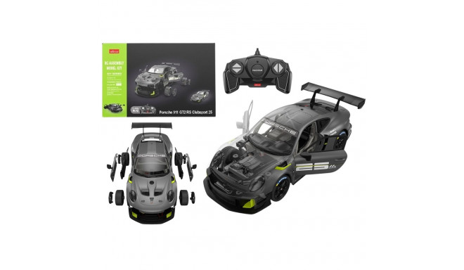 Klocki Konstrukcyjne Auto RC Rastar 1:18 Porsche 911 GT2 Szare 68 Elementów