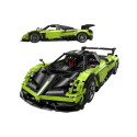 Klocki Konstrukcyjne Auto RC Rastar 1:8 Pagani Huyara BC Zielone 2896 Elementów