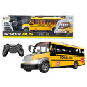 Autobus Szkolny Zdalnie Sterowany RC Światła Żółty