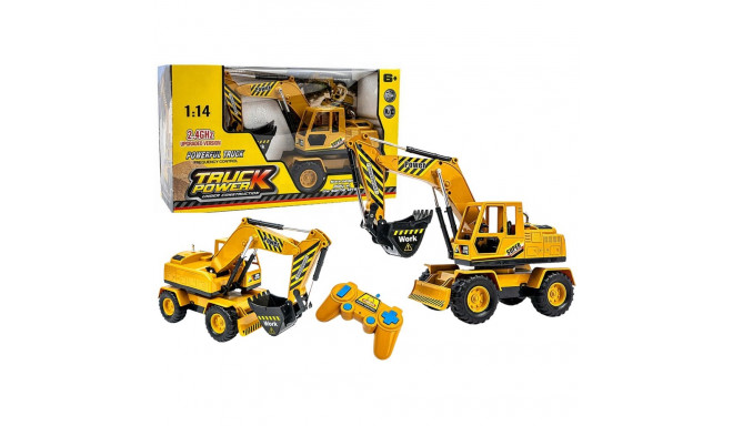kaugjuhitav RC ehitusmasin ekskavaator buldooser 1:14
