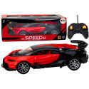 Zdalnie Sterowane Sportowe Auto Czerwone 1:16 RC Samochód