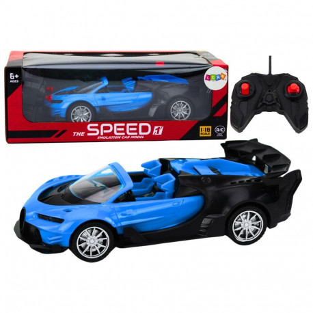 zdaljuhitav RC 1:18 sinine sportauto