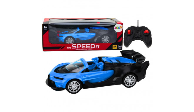 zdaljuhitav RC 1:18 sinine sportauto