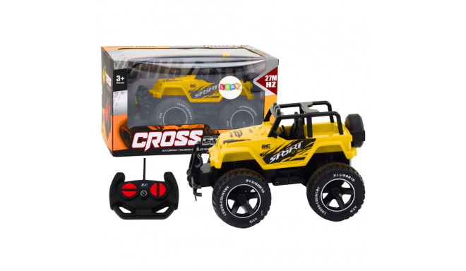 autko samochód terenowy kaugjuhitav RC 1:18 kollane