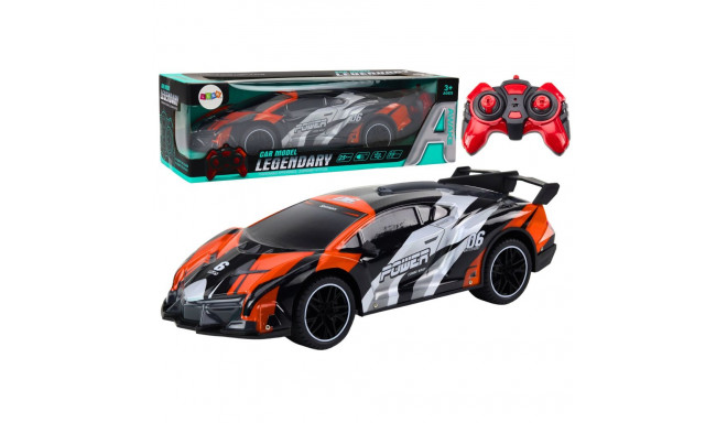 Auto Sportowe Zdalnie Sterowane RC 1:10 Pomarańczowe Prędkość 25 km/h
