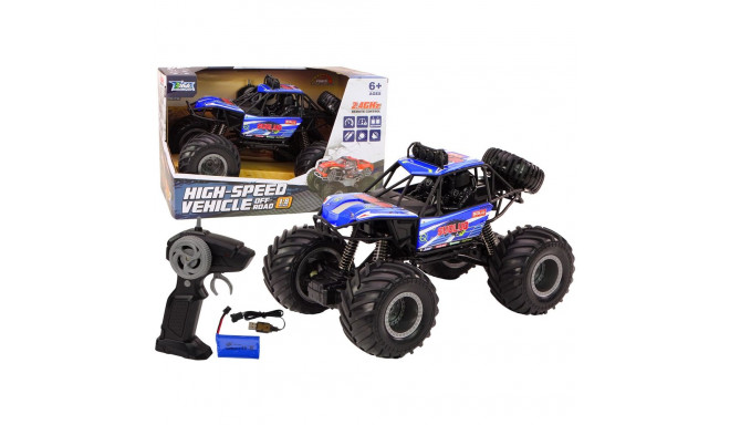 Auto Terenowe Zdalnie Sterowane RC 1:8 Amortyzatory Niebieskie
