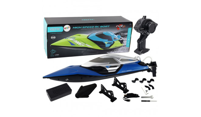 Motorówka R/C 2,4G Światła 30 km/h Niebieska