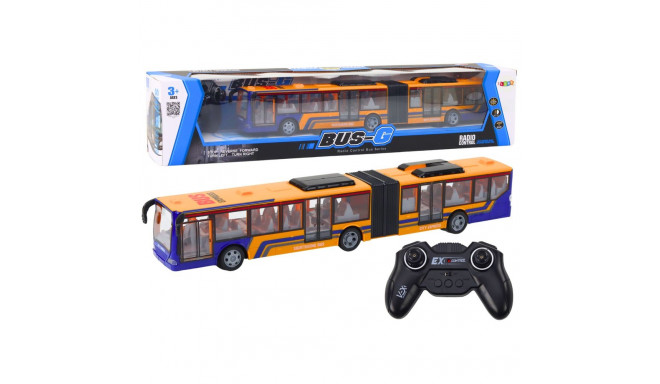 zdalnie juhitav RC oranž liigendbuss