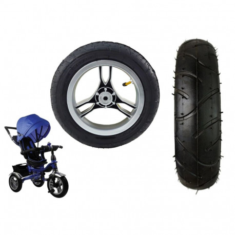 plastikust ratas kummirehviga (pumpatav) PRO600 tagumine