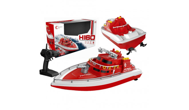 Łódź HI60 kaugjuhitav R/C 1:28 punane