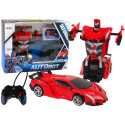Auto Robot 2w1 Pilot R/C Zdalnie sterowane Czerwony