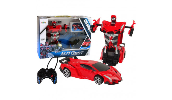 Auto Robot 2w1 Pilot R/C Zdalnie sterowane Czerwony
