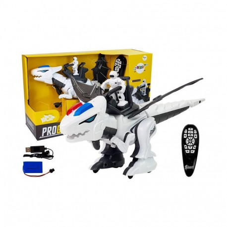 Interaktiivne kaugjuhitav programmeeritav robot-türannosaurus K18 valge