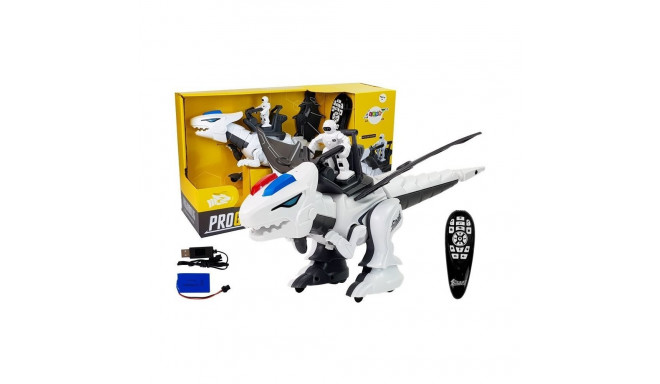Dinozaur Tyranozaur Robot Interaktywny Zdalnie Sterowany K18 Programowanie Biały