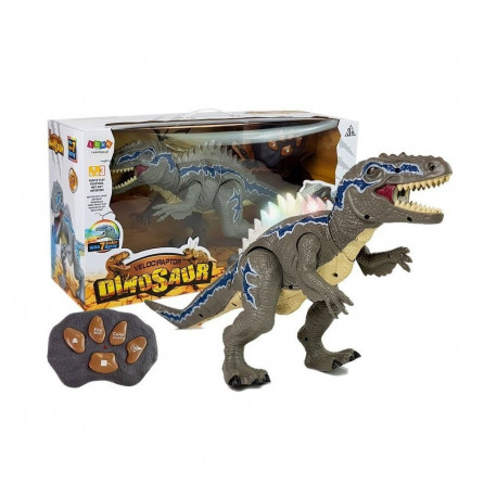 Dinozaur kaugjuhitav türannosaurus helendab hall