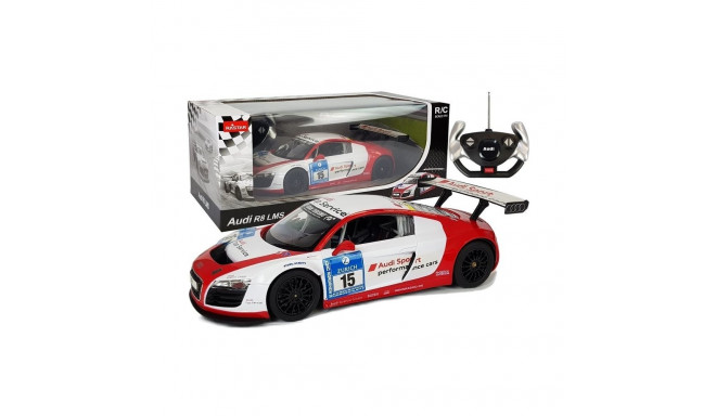 Auto R/C Audi R8 LMS Rastar 1:14 valge-punane