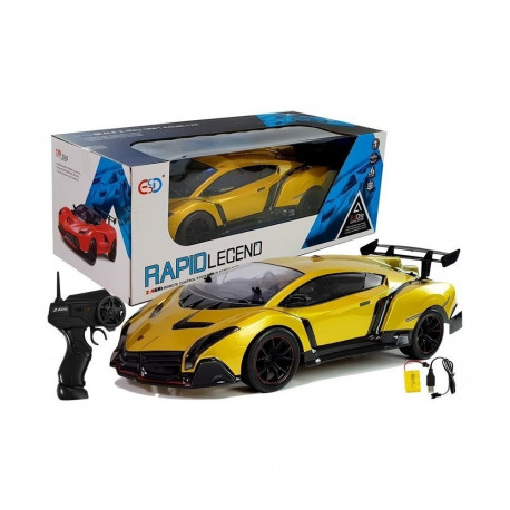 Kaugjuhitav sportauto 1:10 kuldne R/C