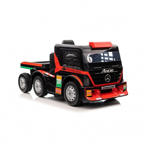 Mercedes elektriauto poolhaagisega XMX622B LED-tuled LCD, punane