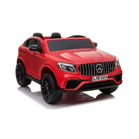 Auto na Akumulator Mercedes GLC 63S Dwuosobowy Światła LED MP3 Czerwony