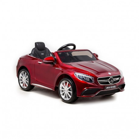 Mercedes S63 punane lakitud akuauto