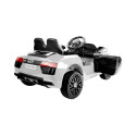 Auto na Akumulator Audi R8 Spyder Biały