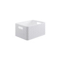 ROTHO Country A4 in 18 L, rattan look, white