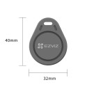 Ezviz CS-DL-IC-CPU-R200 4 tükki nutikaardi komplekt ukse lukku ja videointerneti jaoks Hall