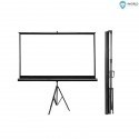 4World Projection screen with stand 186x105 (84'', 16:9) Matt White