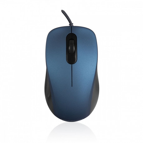 optiline hiir M10S juhtmega vaikne, sinine