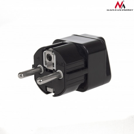 Maclean travel adapter MCE155, black