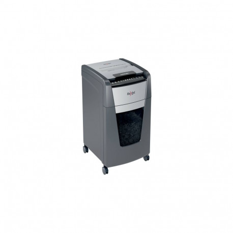 Rexel Optimum AutoFeed+ 300X Paper Shredder Cross cut 4x25 mm P-4 60 L, 55dB, Grey/Black