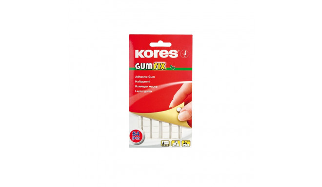 Kleepmass KORES Gumfix, 50 g, valge, 84 tk