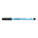 OHP kilemarker Staedtler Lumocolor F/0,6 mm, kustutatav, must