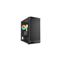 Sharkoon MK4W RGB Strip Micro Tower Black