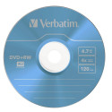 DVD-toorik Verbatim DVD+RW 4X, 4.7GB Colour 5tk