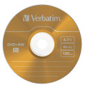 DVD-toorik Verbatim DVD+RW 4X, 4.7GB Colour 5tk
