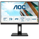 "68,4cm/27'' (3840x2160) AOC U27P2 16:9 4ms USB HDMI DisplayPort Pivot Speaker 4K UHD Black"